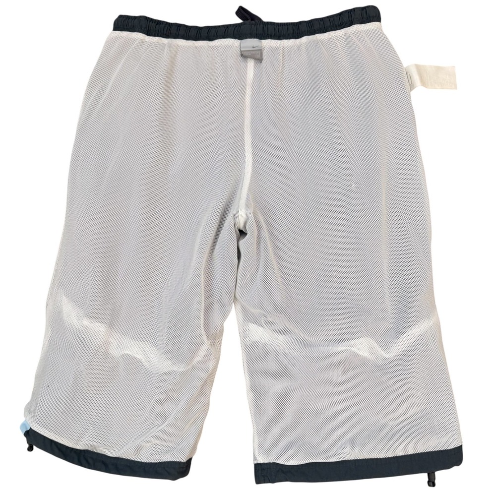 Nike‎ Vintage Mens XXL Black Mesh Lined Athletic Shorts Reflective Toggles #79 - Picture 5 of 7